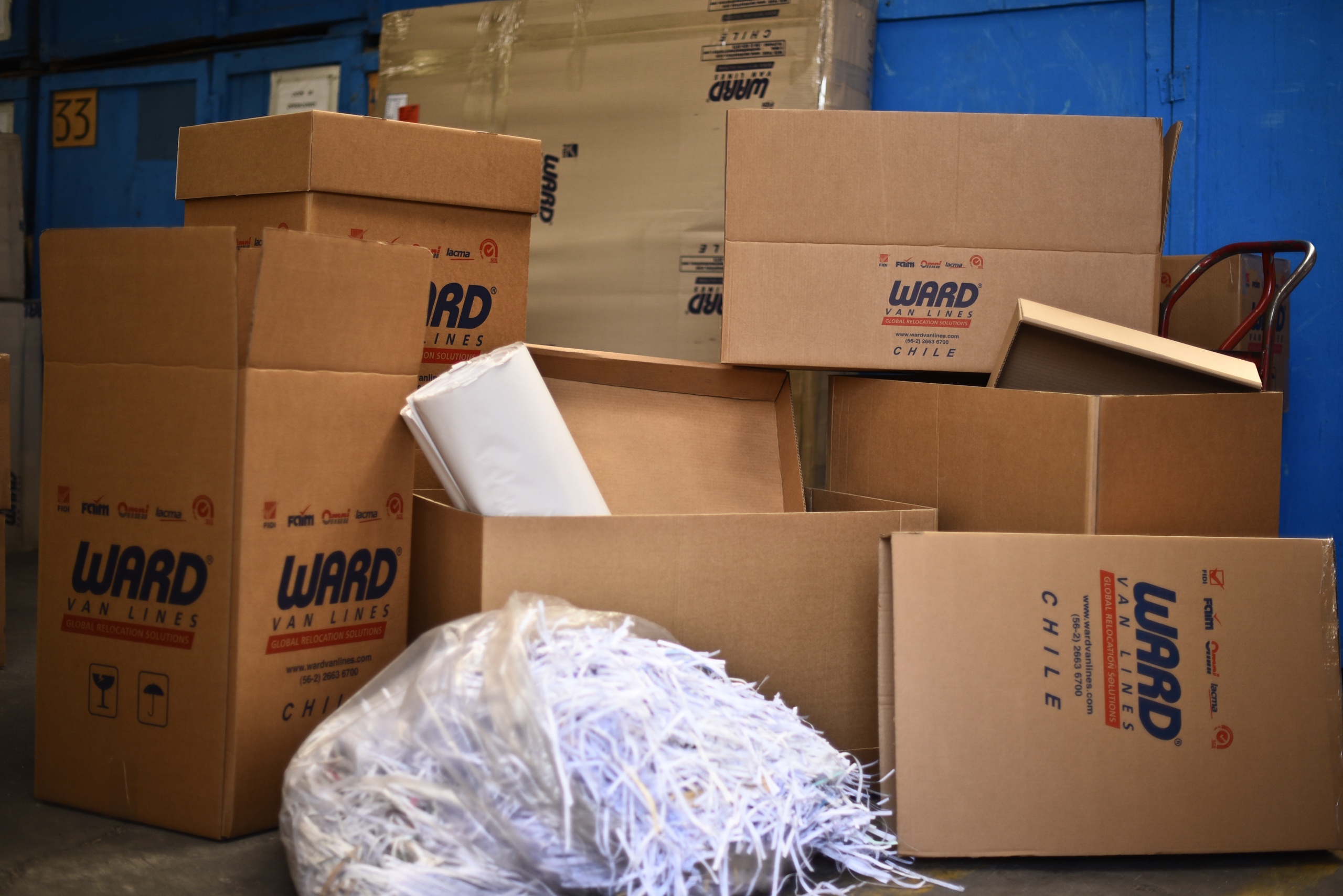 Cajas para guardar las cosas de una casa