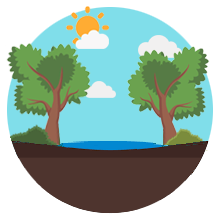 Vacaciones de invierno en el lago