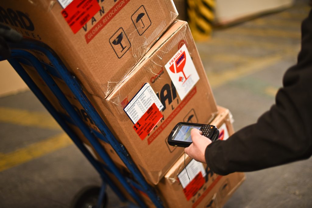 Sello de seguridad como material de embalaje